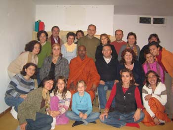 2005 December - Meditation and blessings at Tibetian meditation centre near Trinie's home at mal8.jpg